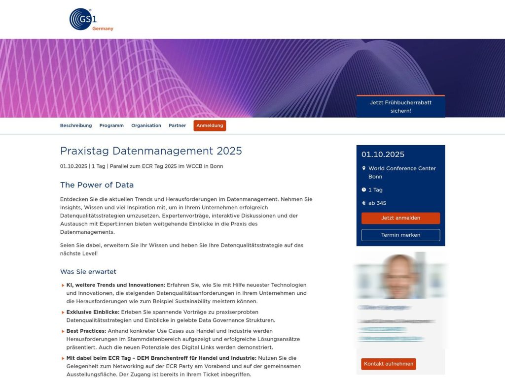 Praxistag Datenmanagement 2025 - Event screenshot