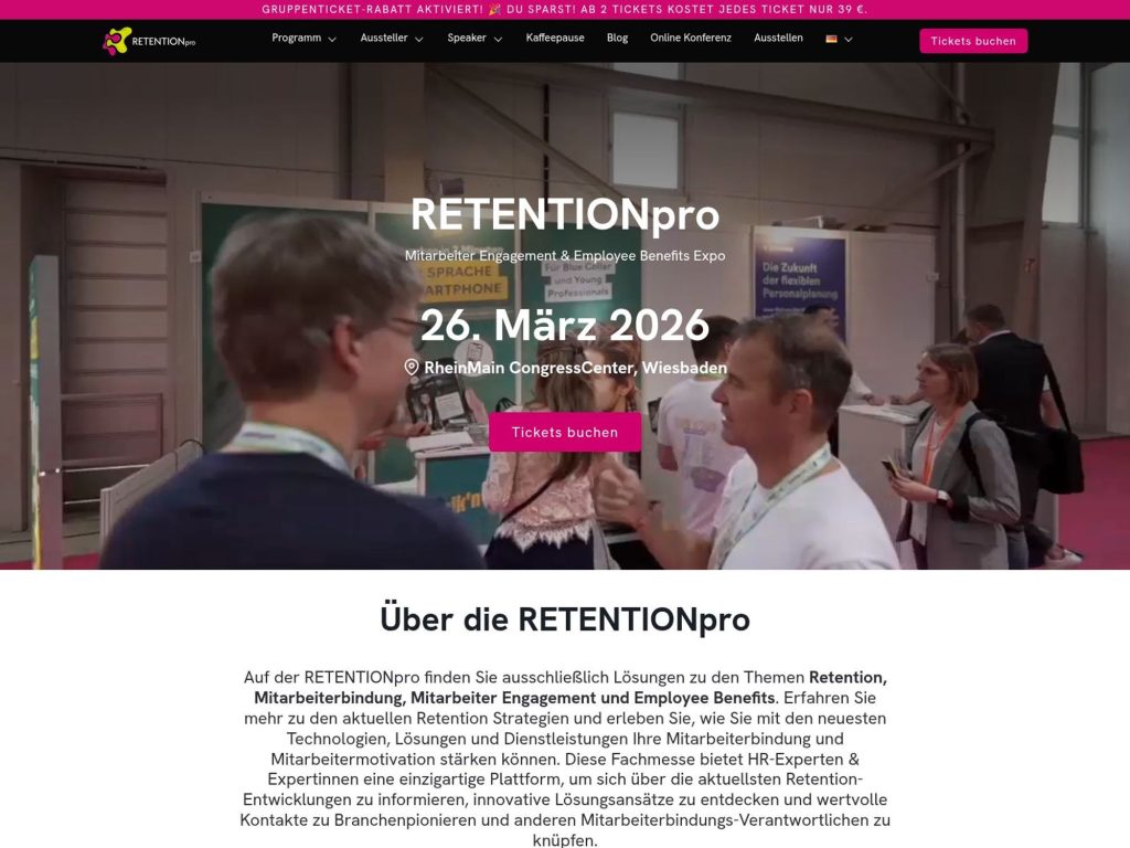 RETENTIONpro 2026 website