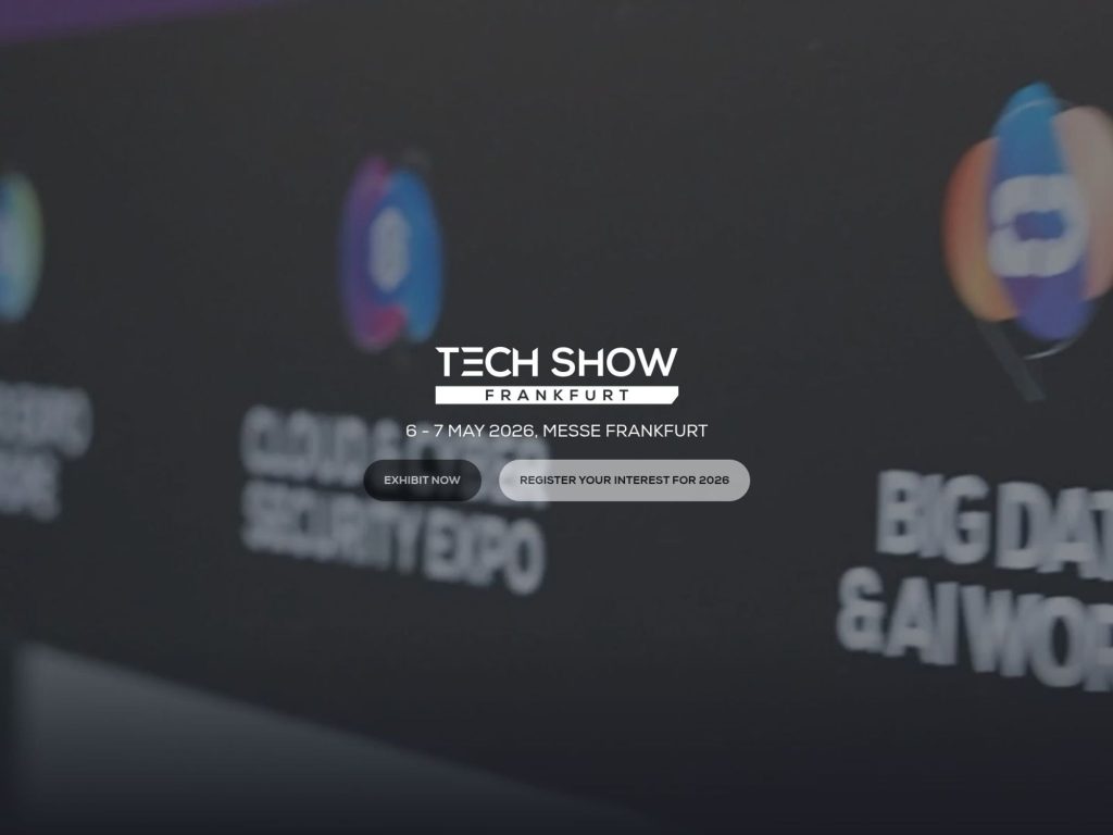 Tech Show Frankfurt 2026 website