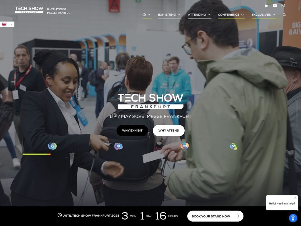 Tech Show Frankfurt 2026 website