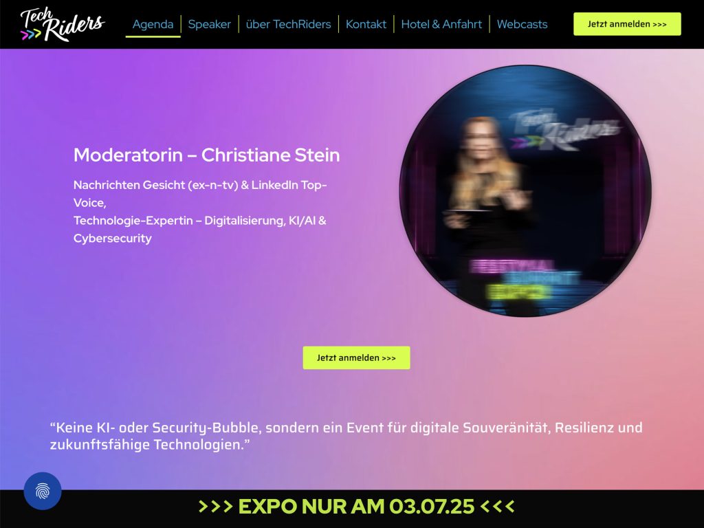 TechRiders Summit 2025 - Event screenshot