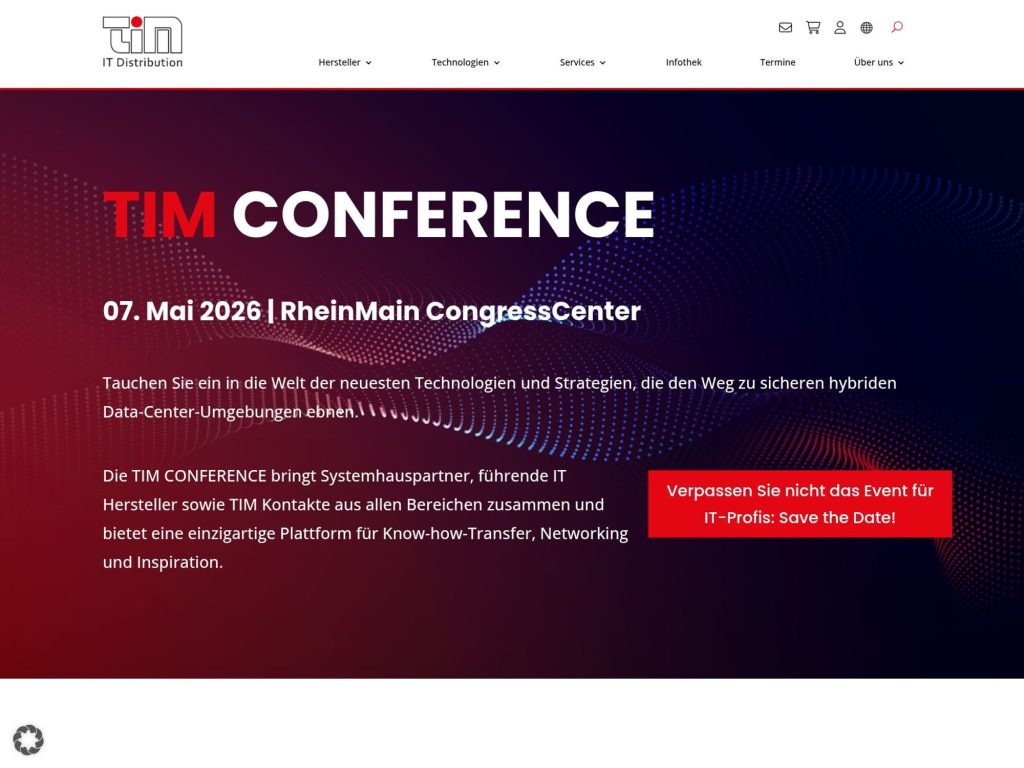 TIM Conference 2026 website