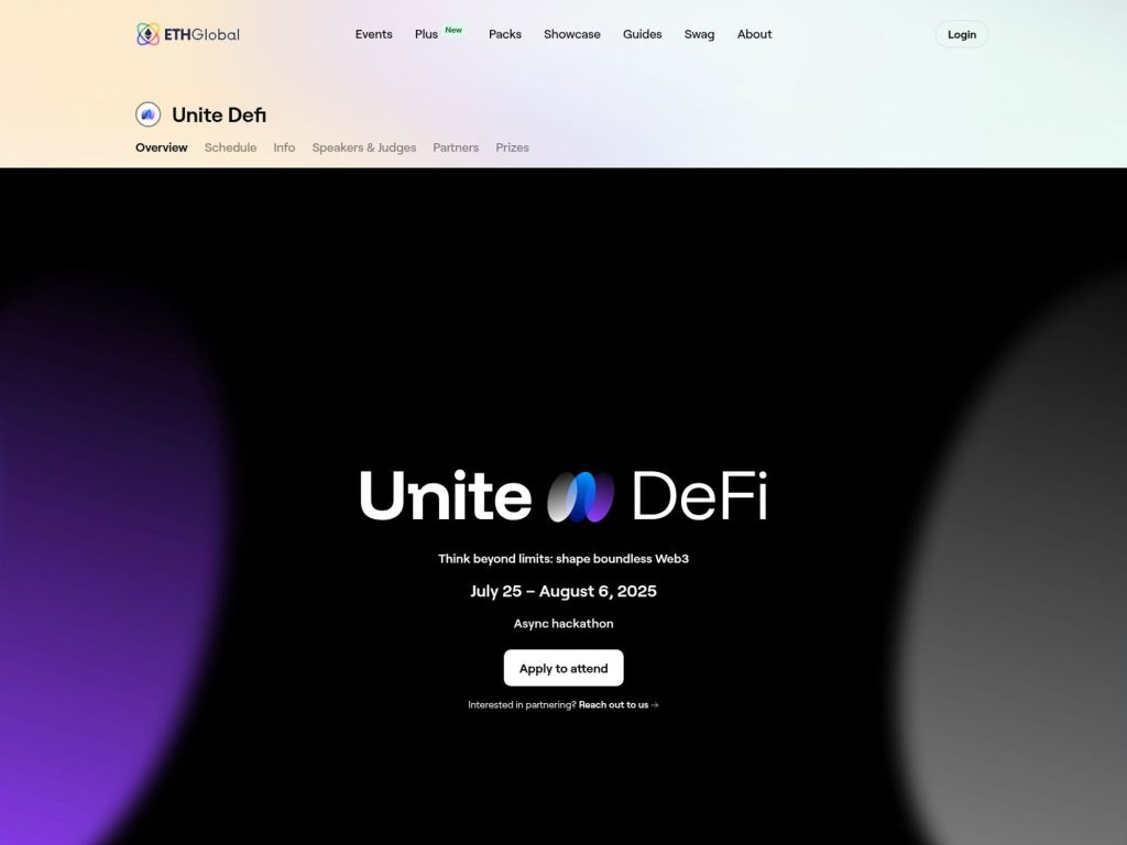 Unite Defi - Event screenshot