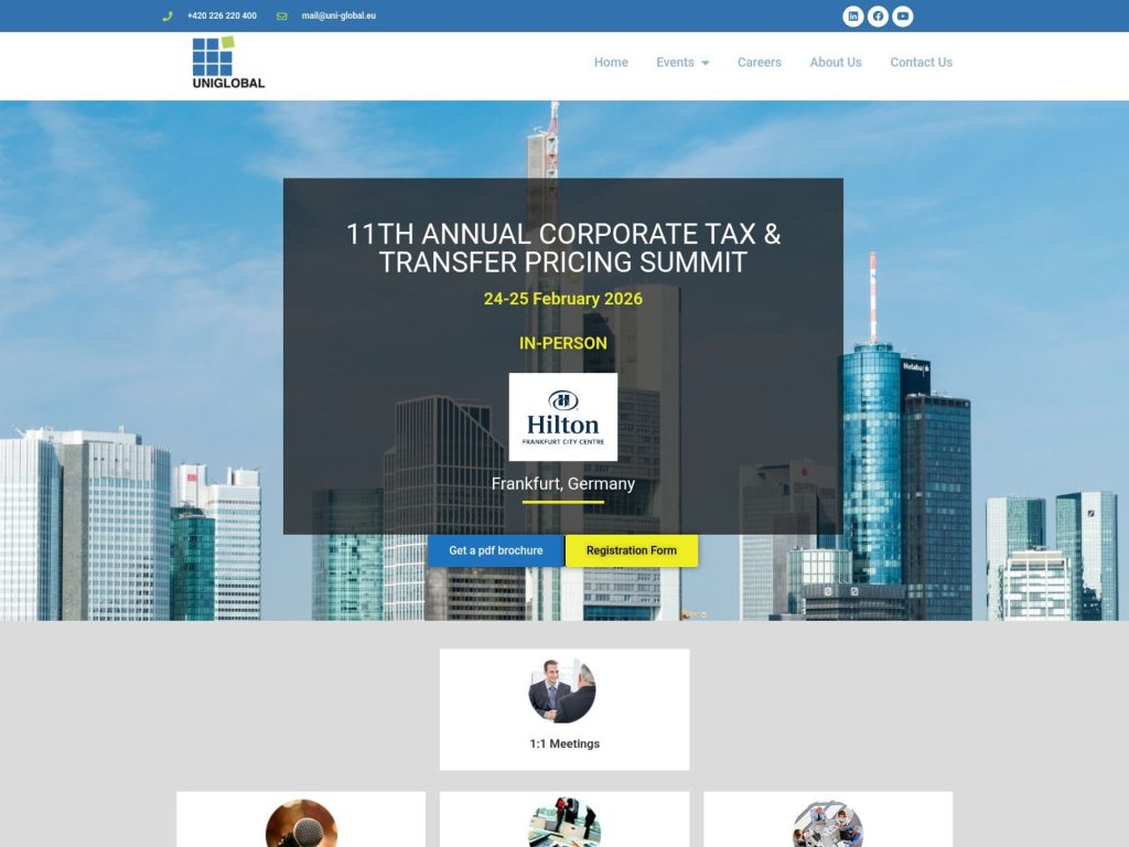 11th Annual Corporate Tax & Transfer Pricing Summit website