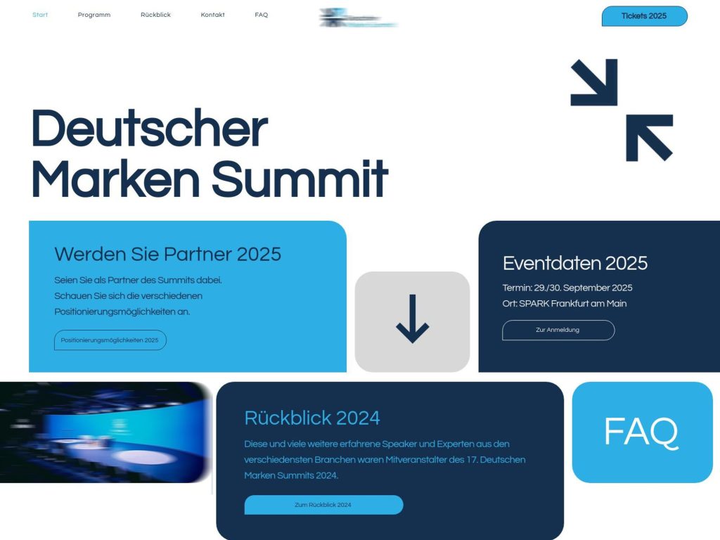 18. Deutscher Marken Summit 2025 - Wie Marken Wandel gestalten und Vertrauen aufbauen - Event screenshot