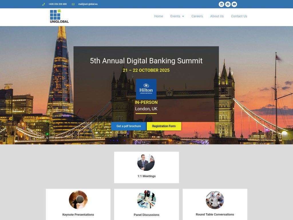 5th Annual Digital Banking Summit - Event screenshot