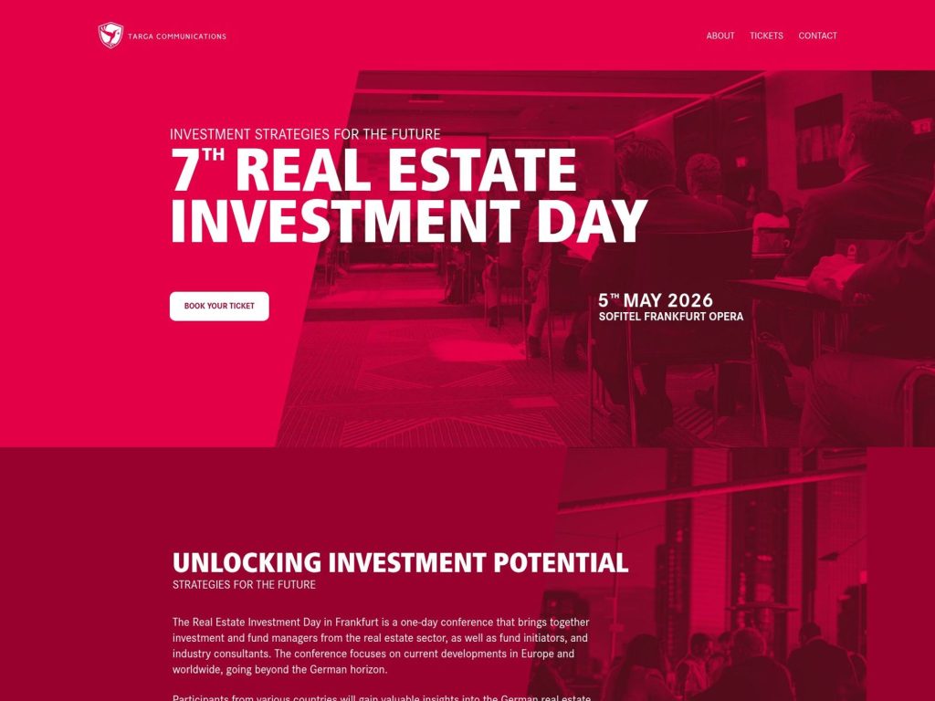 7th Real Estate Investment Day website