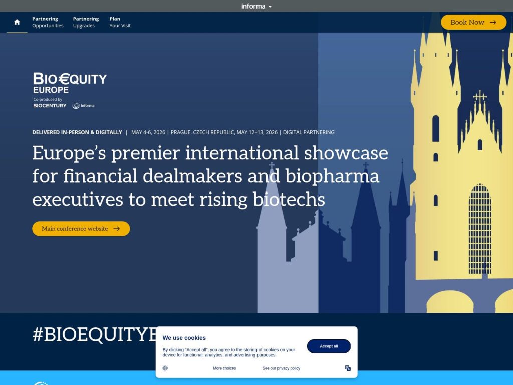BioEquity Europe 2026 website