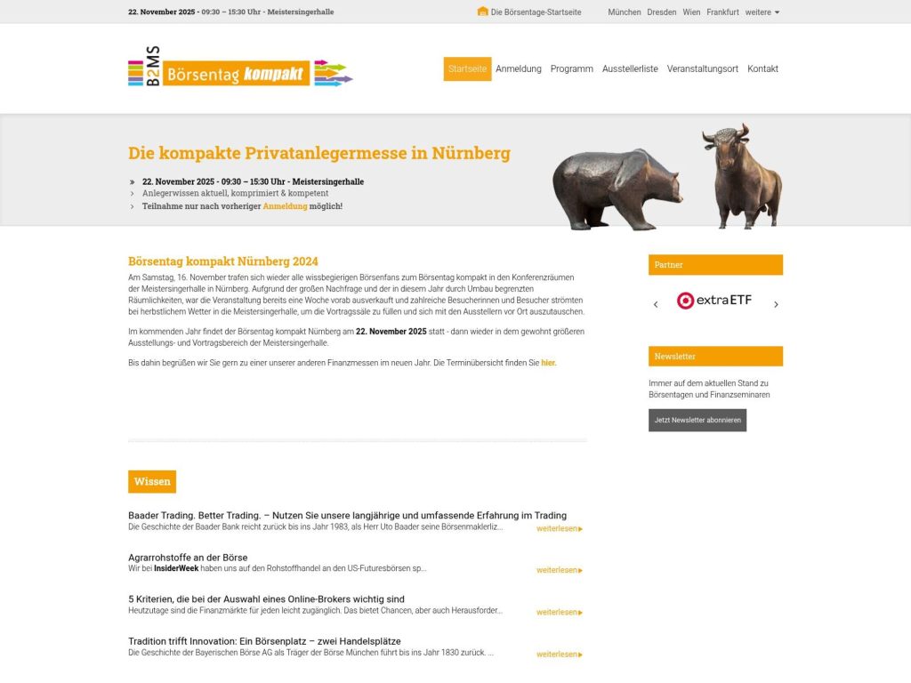 Börsentag kompakt Nürnberg 2025 - Event screenshot