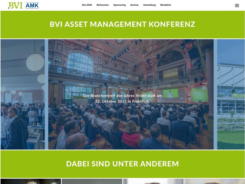 BVI Asset Management Konferenz - Der Asset Management Branchentreff des Jahres - Event screenshot