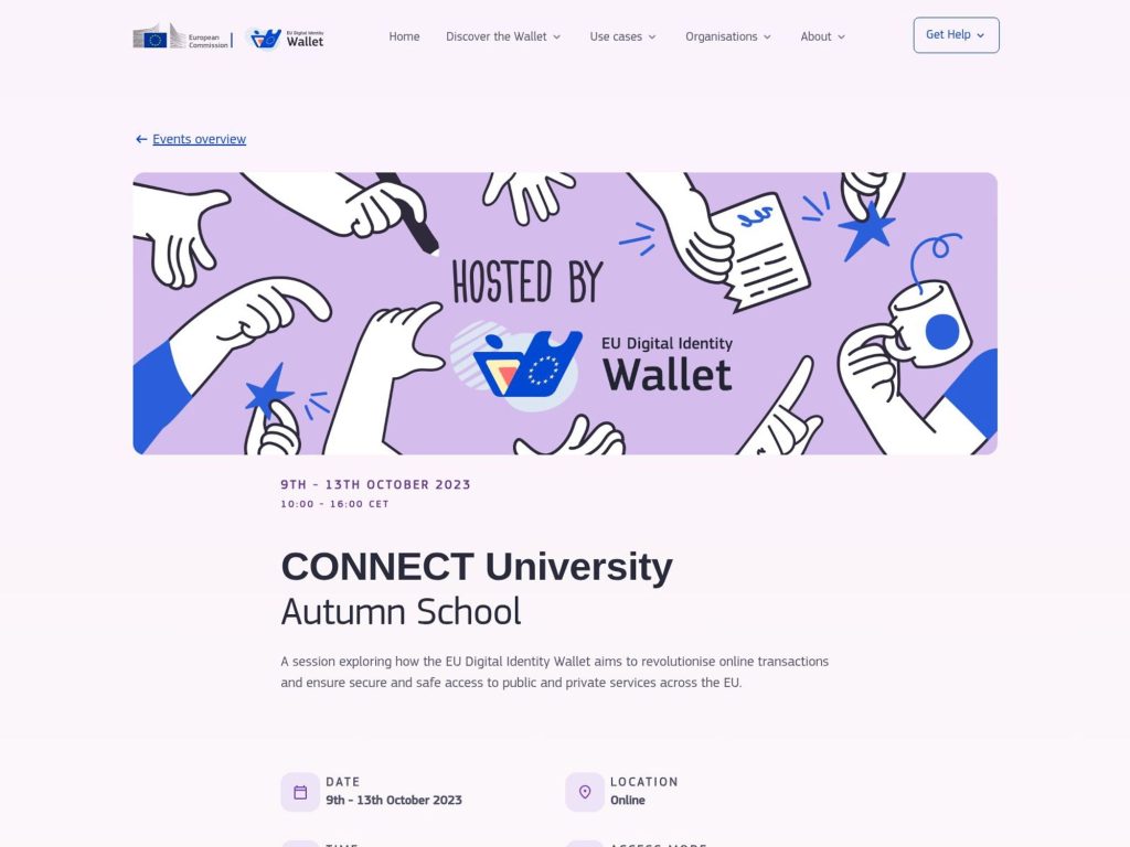 CONNECT University Autumn School image