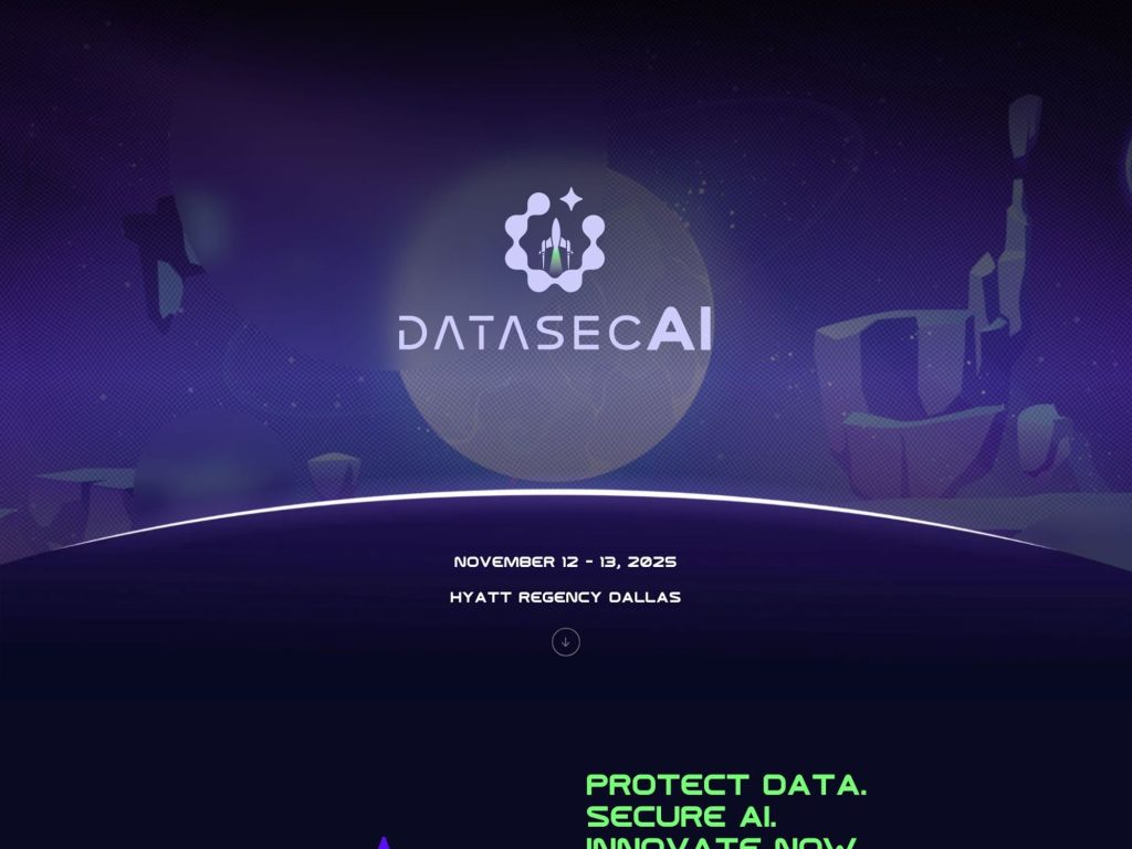 DataSecAI Conference 2025 - Protect Data. Secure AI. Innovate Now. - Event screenshot