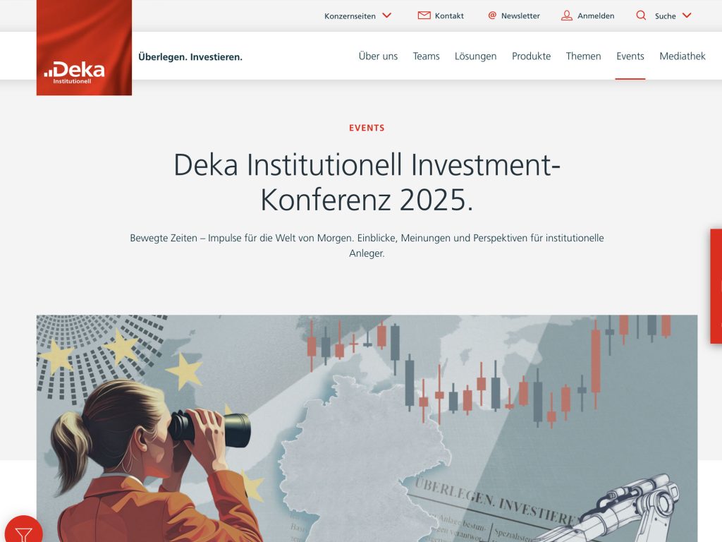 Deka Institutionell Investment-Konferenz 2025 - Event screenshot
