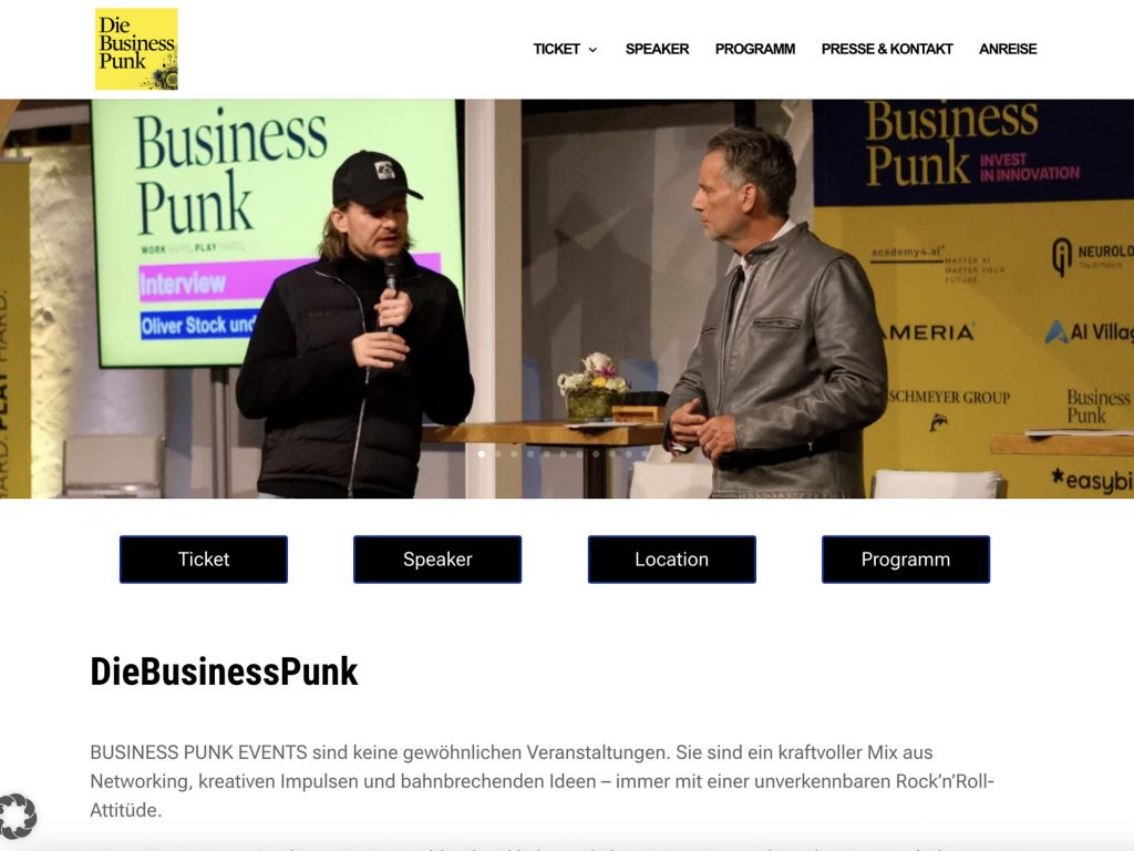 DieBusinessPunk 2025 - Event screenshot