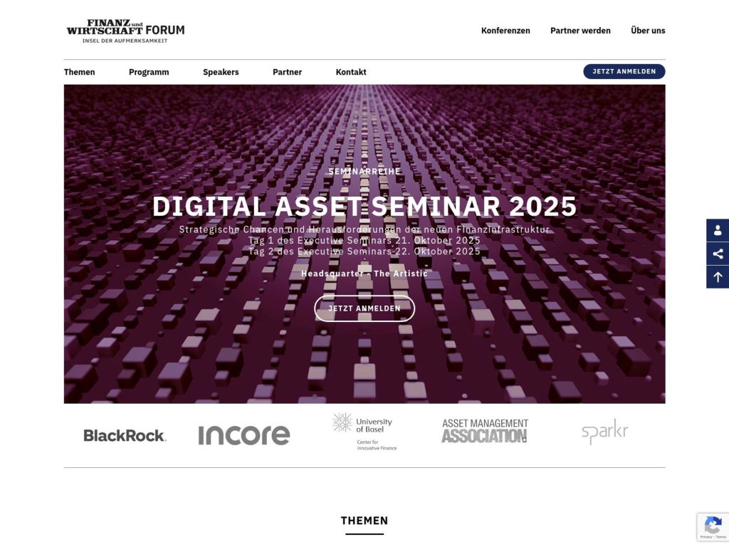 Digital Asset Seminar 2025 - Event screenshot