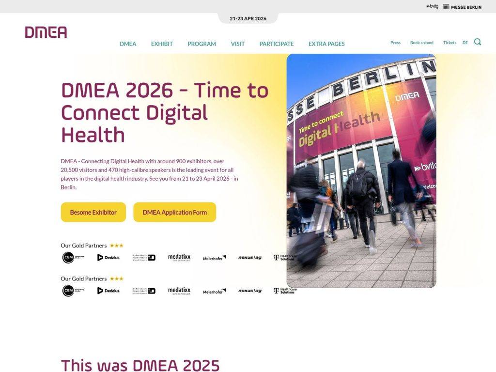 DMEA 2026 website