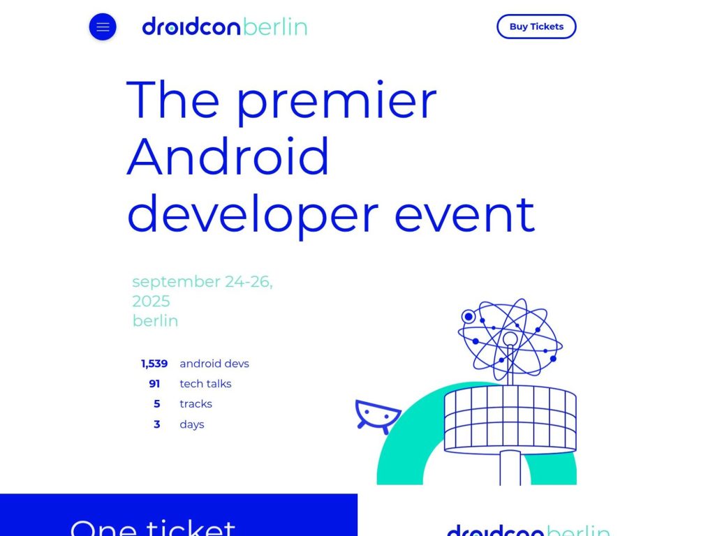 droidcon Berlin - The premier Android developer event - Event screenshot