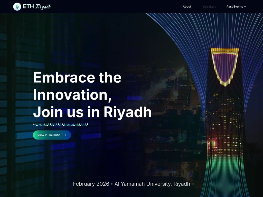 ETH Riyadh website