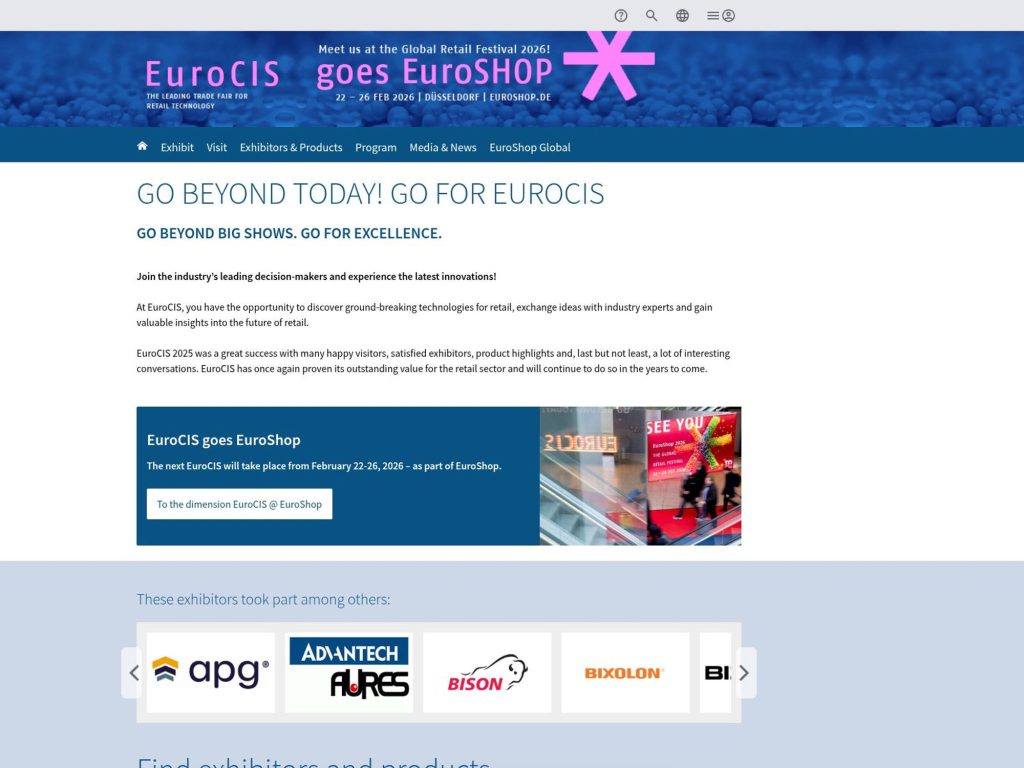 EuroCIS 2026 website