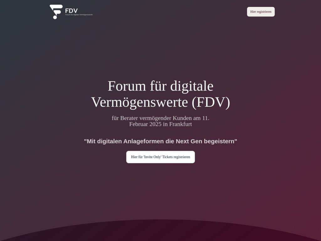 Forum für digitale Vermögenswerte 2025 image