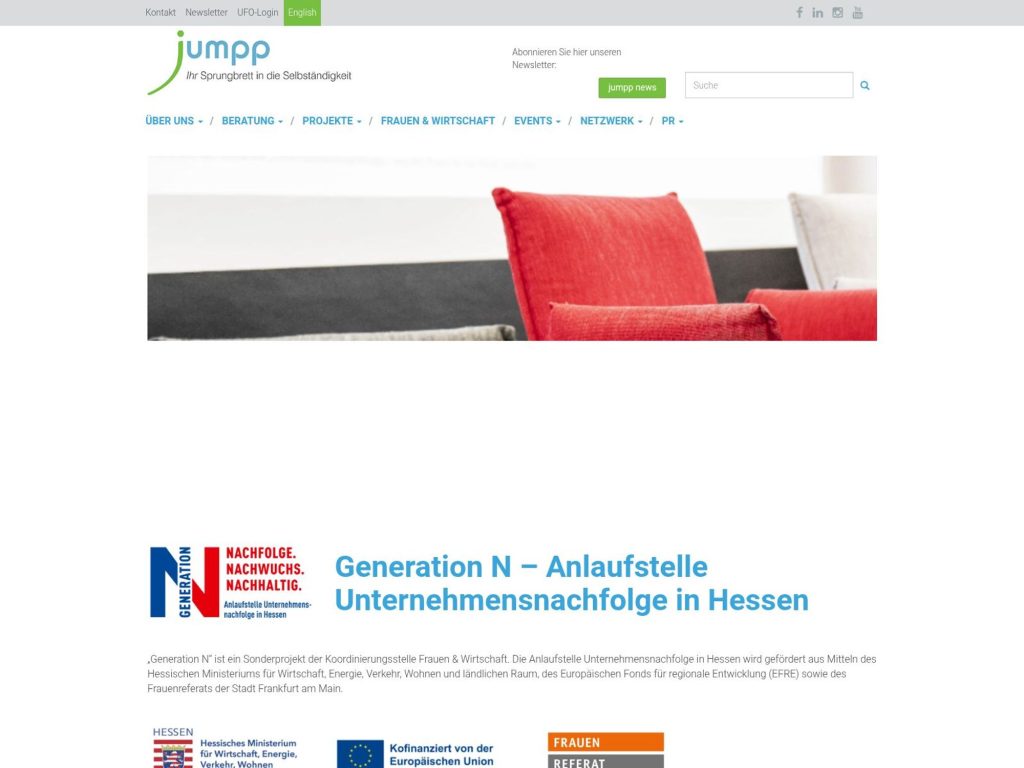 Generation N – Anlaufstelle Unternehmensnachfolge in Hessen - Fit für die Unternehmensnachfolge: Nachfolge-Sprechtag - Event screenshot