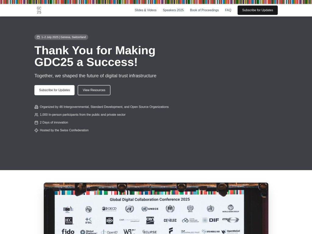 Global Digital Collaboration Conference 2026 website