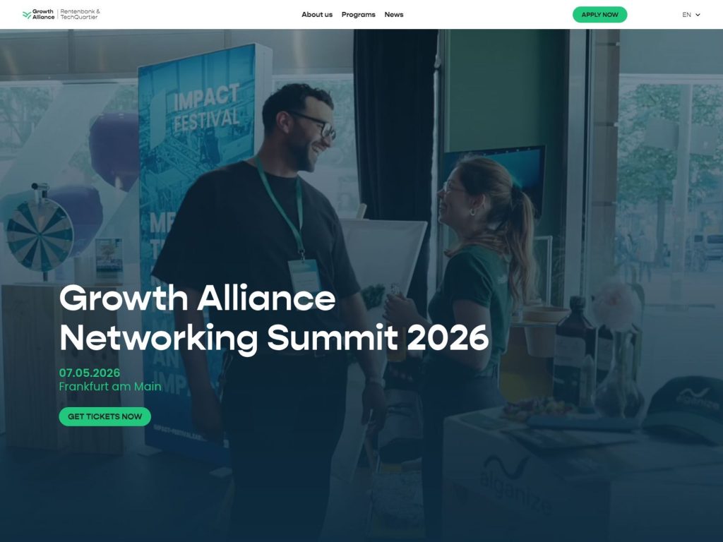 Growth Alliance Networking Summit 2026 website