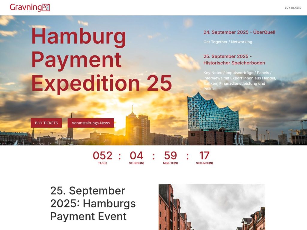 Hamburg Payment Expedition 25 - Hamburgs Payment Event - Event screenshot