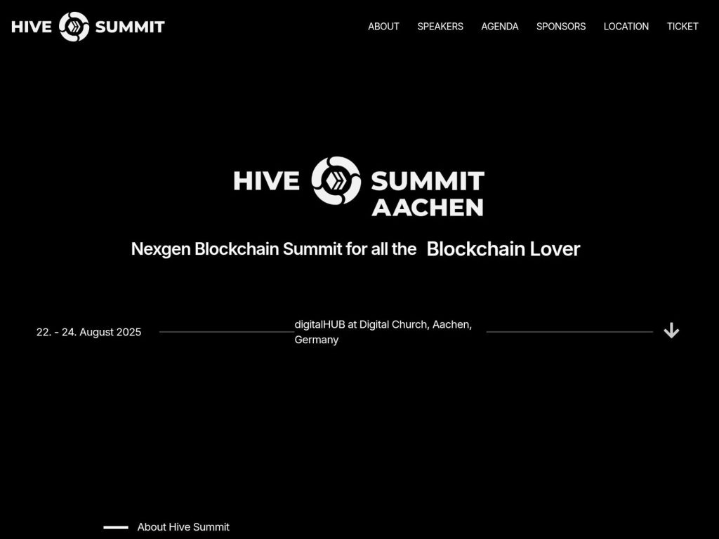 Hive Summit Aachen - Event screenshot
