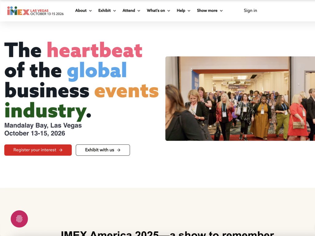 IMEX Americas 2025 website