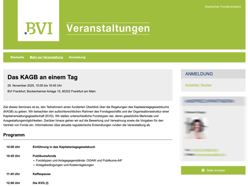Investment-Hochschultag 2025 - Tauschen Sie sich beim Investment-Hochschultag mit Wissenschaftlern und Praktikern zu aktuellen Themen aus - Event screenshot