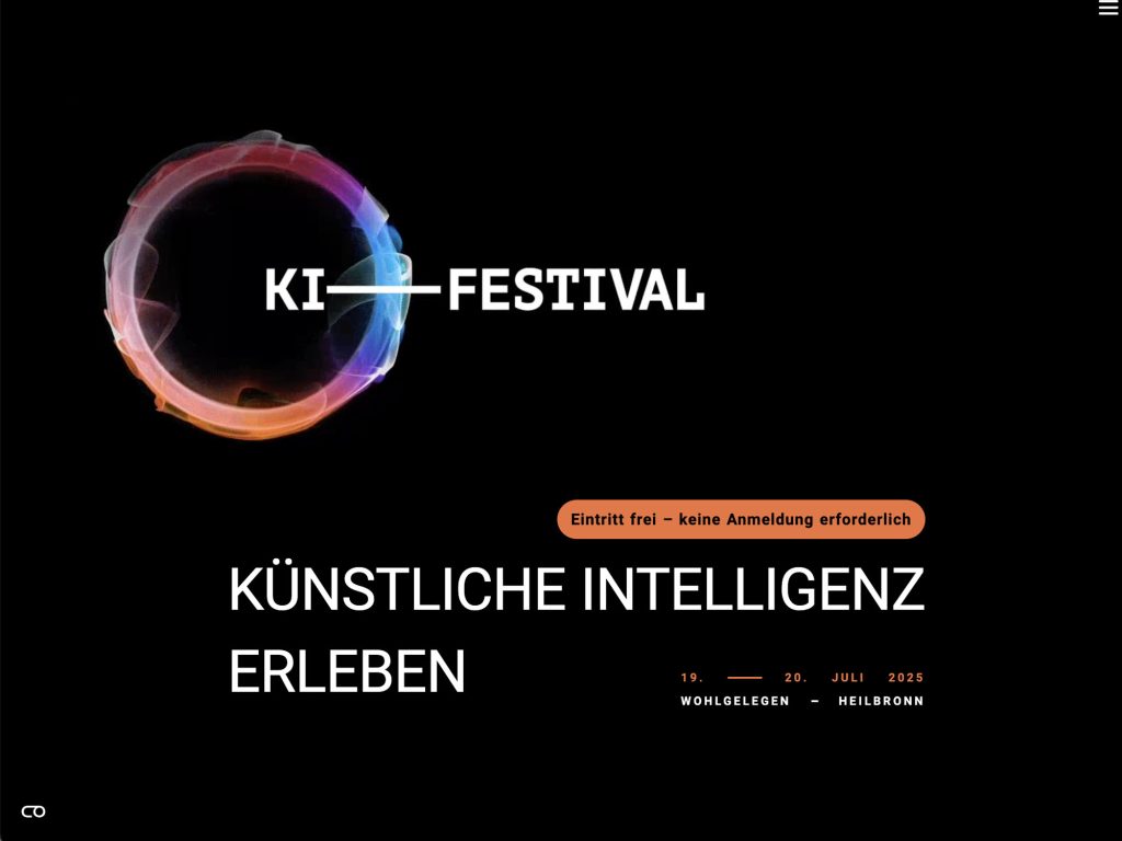 KI-Festival Heilbronn 2025 - Künstliche Intelligenz erleben - Event screenshot