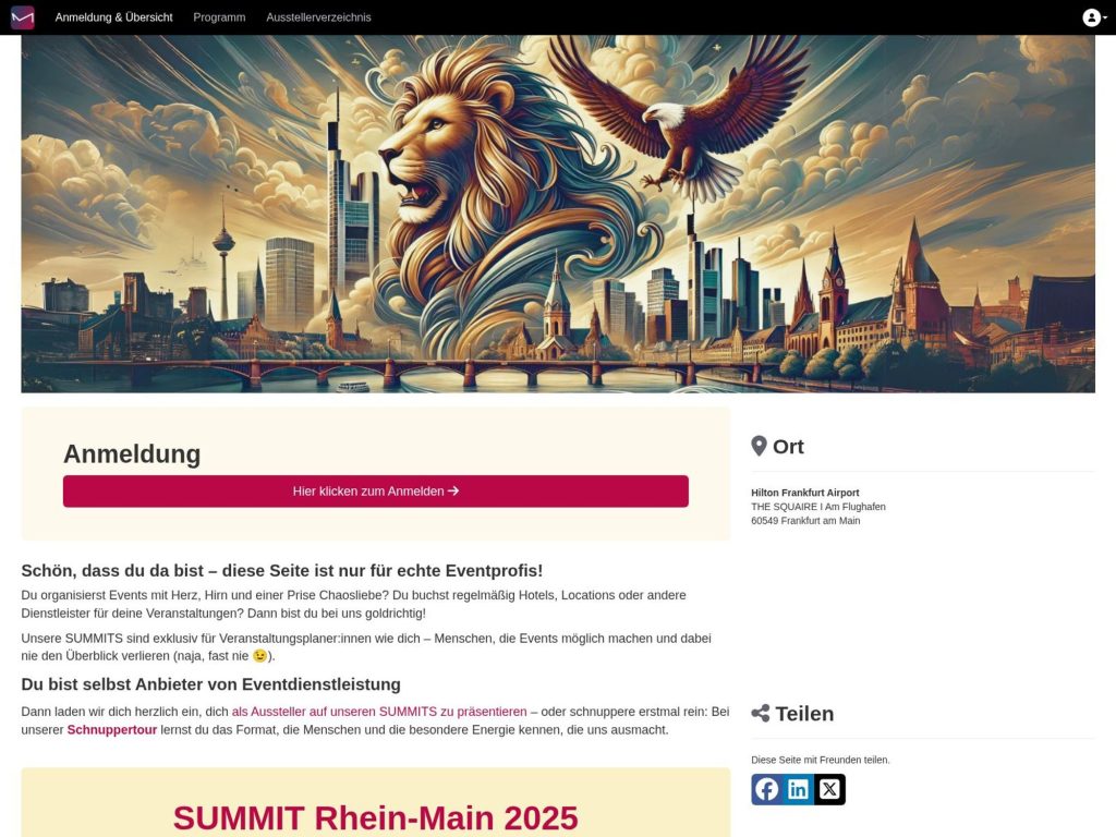 MEET Germany Summit Rhein-Main 2025 - Event screenshot