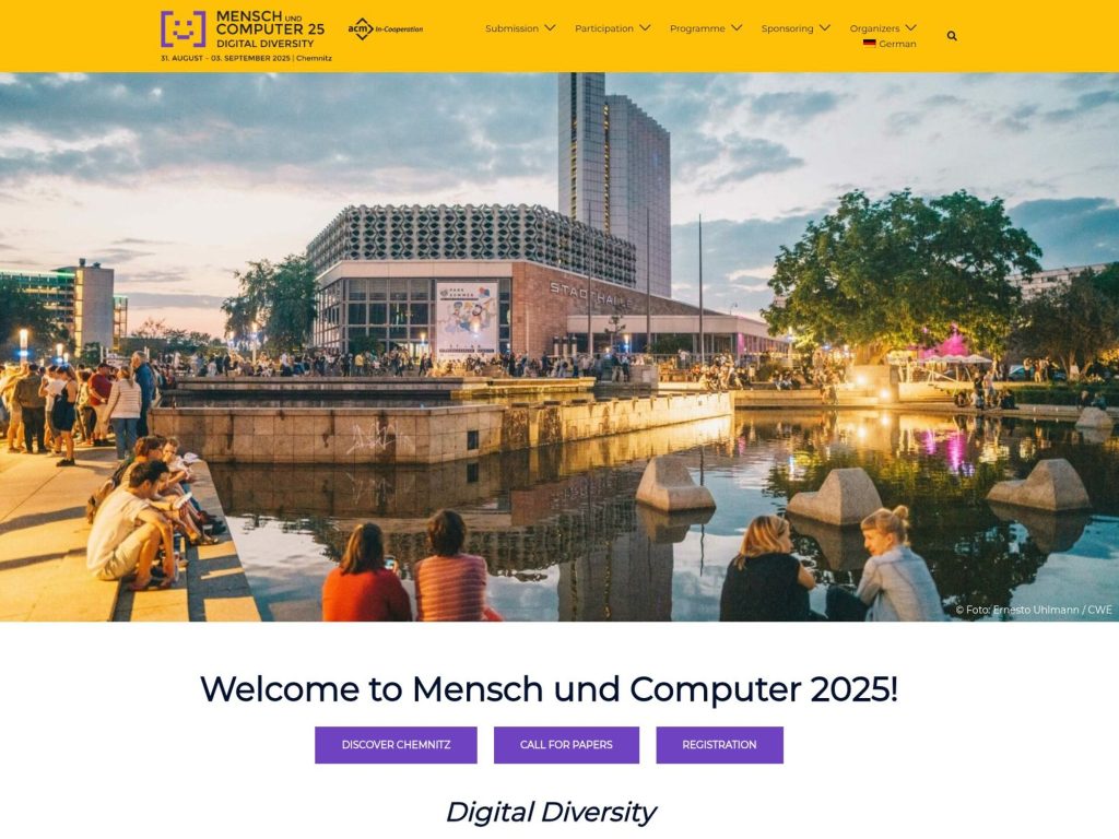 Mensch und Computer 2025 - Event screenshot