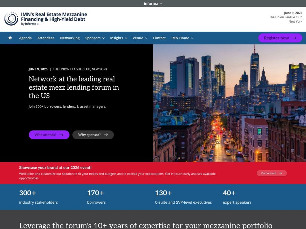 Mezzanine & High Yield Debt Forum website