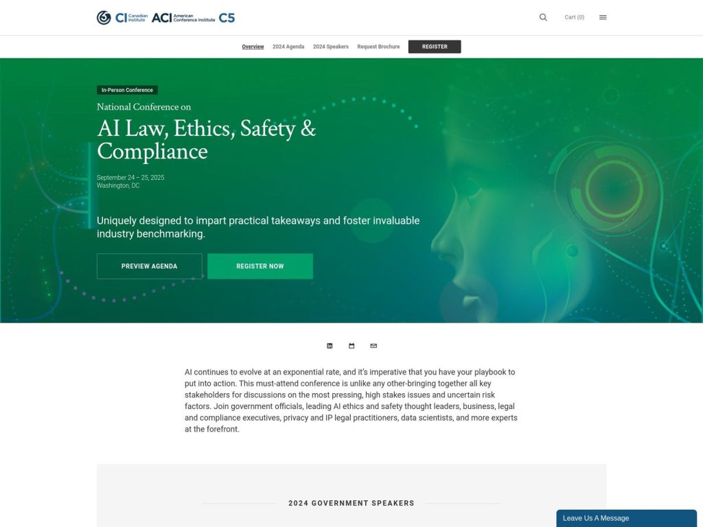 National Conference on AI Law, Ethics, Safety & Compliance image