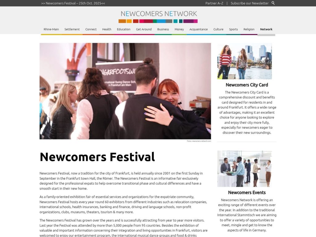 Newcomers Festival 2025 - Event screenshot