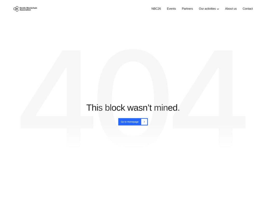 Nordic Blockchain Conference 2024 screenshot