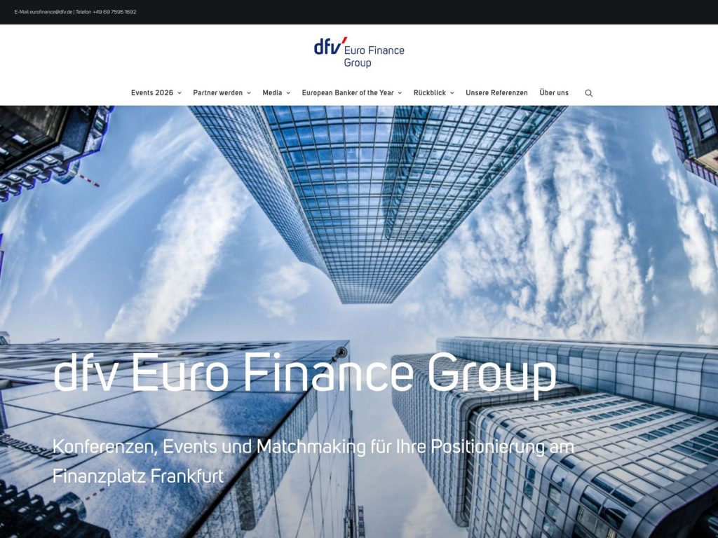 Opening Conference of the 29th EURO FINANCE WEEK website