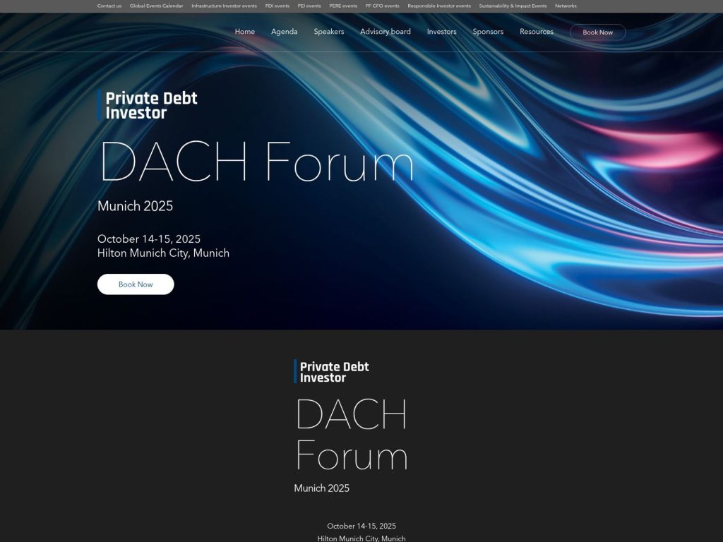 PDI DACH Forum 2025 - Unveiling new opportunities across DACH private credit - Event screenshot