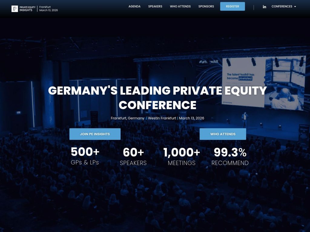 Private Equities Insights - Frankfurt website