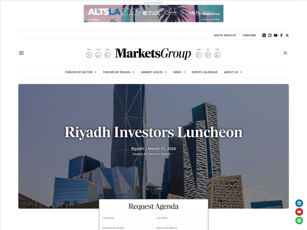 Riyadh Investors Luncheon website
