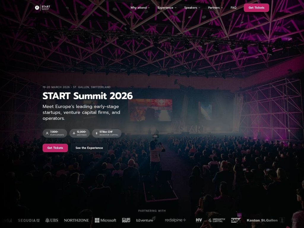 START Summit 2026 website