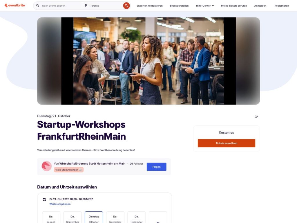 Tipps, Tricks und Kniffe des Online Marketings + Selbstführung statt Dauerstress. Wie Gründer*innen sich und andere gesund führen - Event screenshot