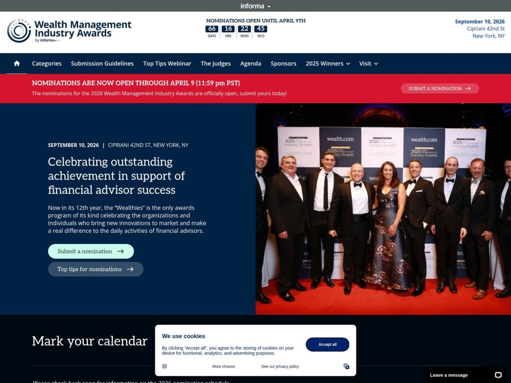 Wealth Management Industry website