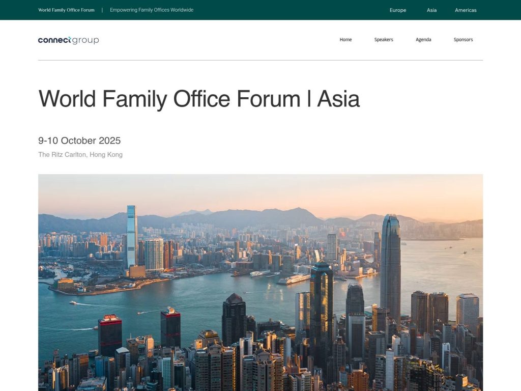 World Family Office Forum | Asia website