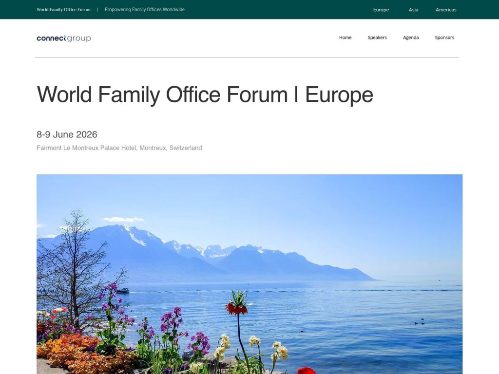 World Family Office Forum | Europe website