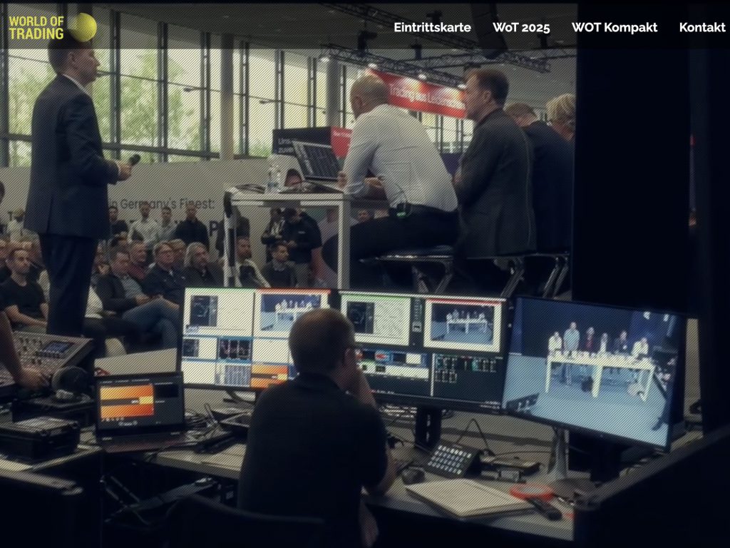 World of Trading 2025 - Finanzmesse mit Live-Trading, Marktanalysen, Vorträgen und Networking - Event screenshot