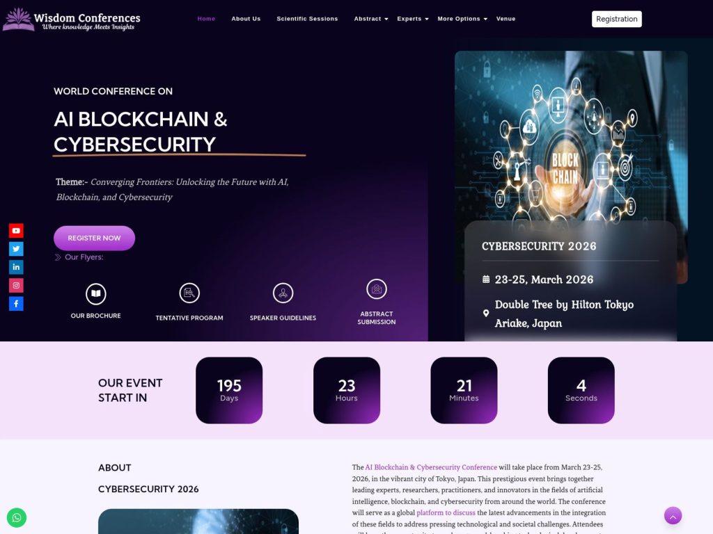 AI Blockchain & Cybersecurity website