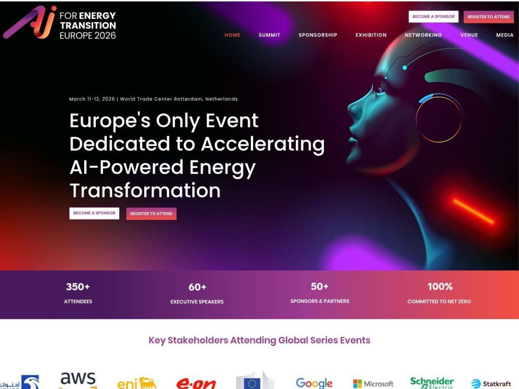 AI for Energy Transition Europe website